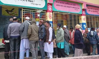 রংপুর সিটি নির্বাচনে ভোটগ্রহণ চলছে