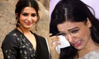 মঞ্চেই কাঁদলেন সামান্থা!