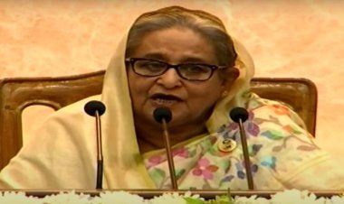 জেলা প্রশাসক সম্মেলনে বক্তব্য রাখছেন প্রধানমন্ত্রী