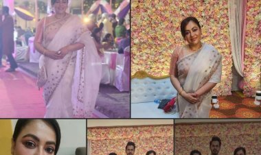 প্রাক্তনের বাড়িতে বিয়ে খেলেন শ্রীলেখা!