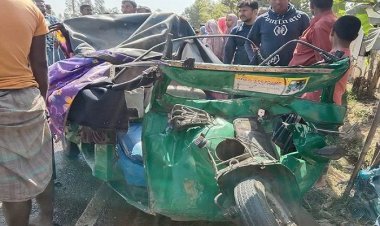 ট্রাক-অটোরিকশা সংঘর্ষে নিহত ৫