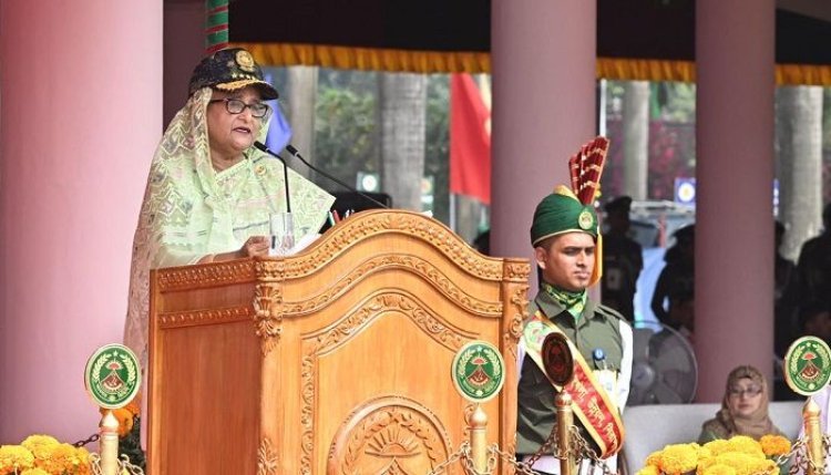 বাংলাদেশ আর পেছনে ফিরে তাকাবে না: প্রধানমন্ত্রী