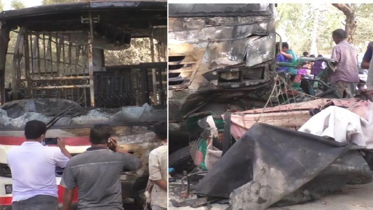 বগুড়ায় বাস-অটোরিকশার সংঘর্ষে মা-মেয়েসহ নিহত ৫