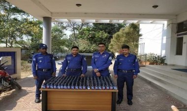 ঝিনাইগাতীতে ২৯৮ বোতল ফেনসিডিল উদ্ধার