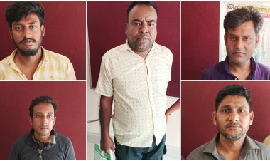 গৌরনদীতে কথিত ৫  চাঁদাবাজ সাংবাদিক  আটক