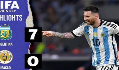 কিরাসাওয়ের জালে আর্জেন্টিনার ৭ গোল