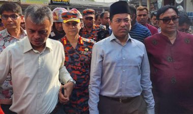 বিভিন্ন মার্কেট ও ভবনে বারবার আগুন লাগায় শঙ্কিত মেয়র তাপস