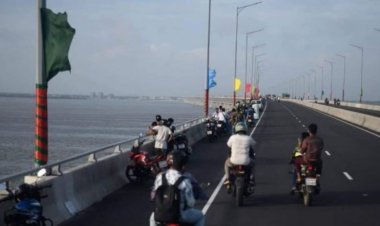 পদ্মা সেতুতে ১৯ মোটরসাইকেল চালককে জরিমানা