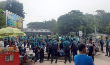 জামায়াতের সমাবেশ ঘিরে সতর্ক অবস্থানে পুলিশ