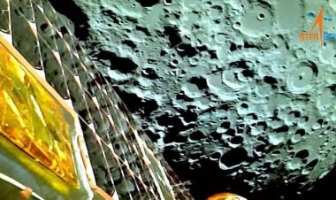 ভারতের চন্দ্রযান-৩ প্রথমবারের মতো পাঠাল চাঁদের ছবি