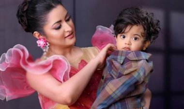 ১৫ লাখ টাকা ব্যয়ে ছেলের জন্মদিন পালন করলেন পরীমণি