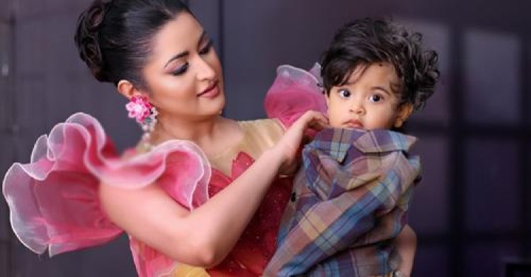 ১৫ লাখ টাকা ব্যয়ে ছেলের জন্মদিন পালন করলেন পরীমণি