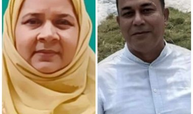 মাদারীপুর জেলার শ্রেষ্ঠ প্রধান শিক্ষিকা রিক্তা ও শ্রেষ্ঠ সভাপতি সোহেল তালুকদার