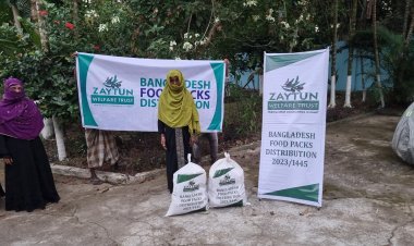 জয়তুন ওয়েলফেয়ার ট্রাস্টের খাদ্য সামগ্রী বিতরণ অনুষ্ঠিত